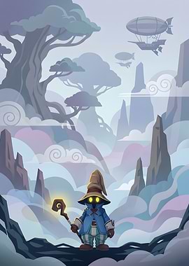 Vivi Ornitier in Misty Landscape