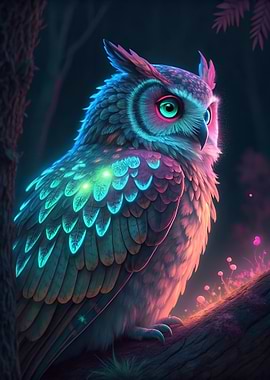 Neon Owl