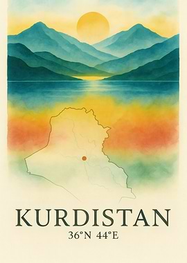 Mountains of Kurdistan – Where the Sun Meets the Horizon