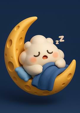 Sleeping Cloud on the Moon