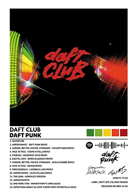 Daft Club - Daft Punk Album Art