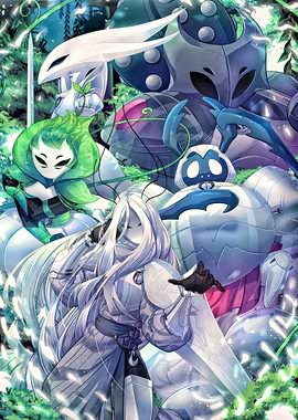 Hollow Knight Characters Illustration