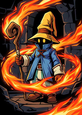 Vivi Ornitier with Fire Magic