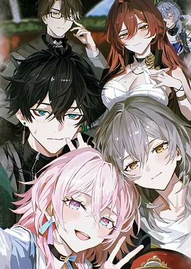 Anime Characters Selfie