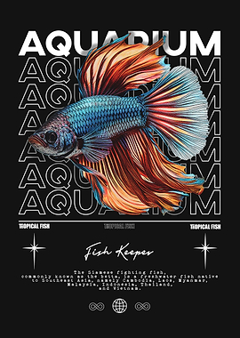 Betta Splendens Aquarium Fish