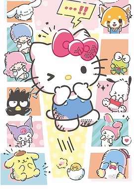 Hello Kitty and Friends Collage