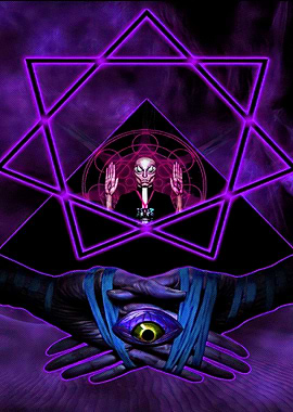 Mystic Alien Ritual with Eye