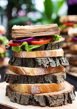 Rustic Sandwich Stack