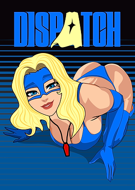 Dispatch blonde blazer Illustration