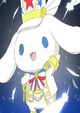 Cinnamoroll in a fancy outfit