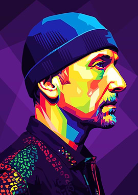 The Edge Pop Art Portrait