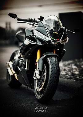 Aprilia Tuono V4 Motorcycle Close-Up