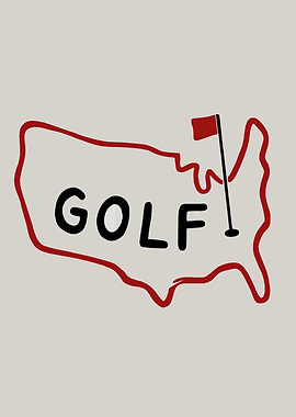 Golf USA Map