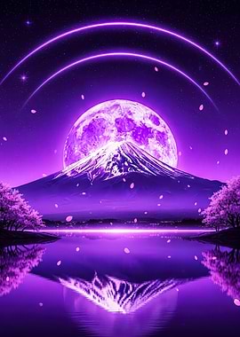 Fujii Mountain Cherry Blossoms