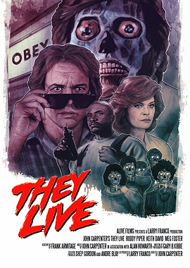 They Live Movie Poster Art