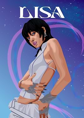 Lisa Vector Art Portrait