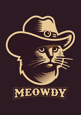Meowdy Cat Cowboy
