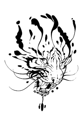 Tiger Ink Illustration