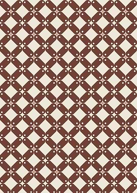 Brown and Beige Geometric Pattern