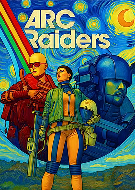 Arc Raiders Van Gogh Style Poster
