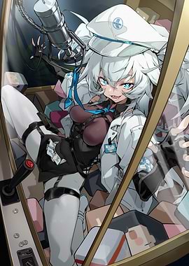 Anime Girl in Claw Machine