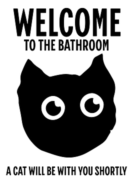 Welcome to the Bathroom Cat Eyes