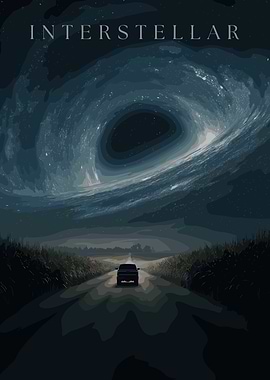 Interstellar Movie Poster Art