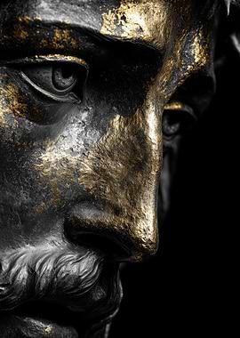 Jesus Christ Statue Close-Up