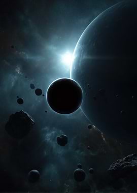 Dramatic Space Scene