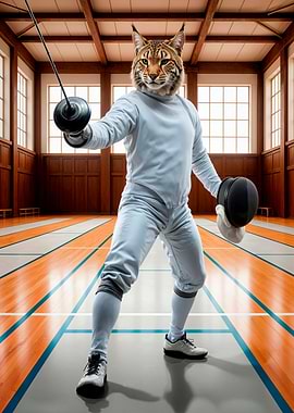 Lynx Fencer in Action