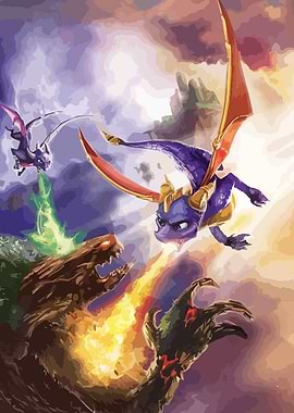 Spyro Dragon Battle