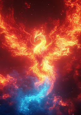 Fiery Phoenix Rising