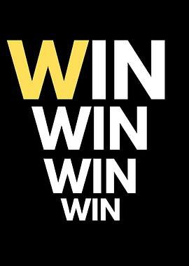 Win Win Win Typography