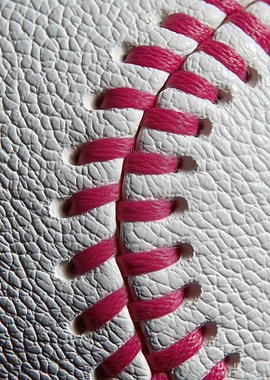Baseball Seam Close-Up
