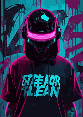 Cyberpunk Neon Streetwear