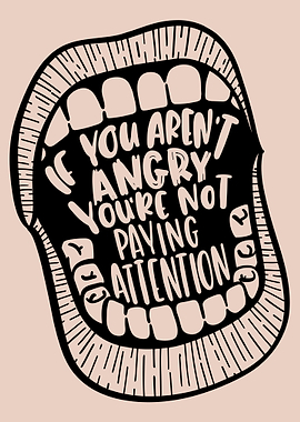 Angry Attention Mouth Art