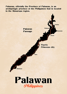 Palawan Philippines Map