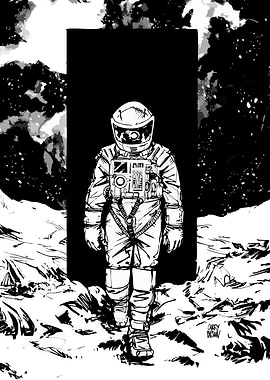 Monolith and Astronaut