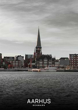 Aarhus, Denmark cityscape