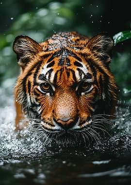 Tiger in Water