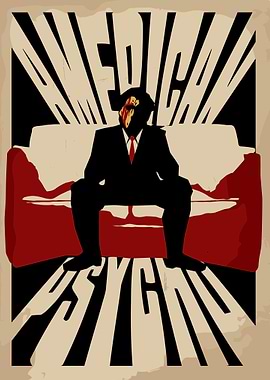 American Psycho Movie Poster Art
