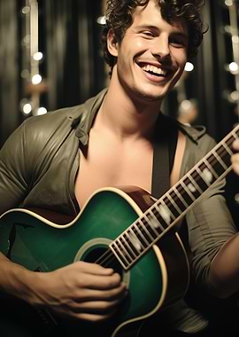 Shawn Mendes Playing Guitar