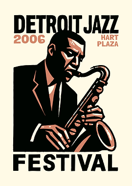 Detroit Jazz Festival 2006 Poster