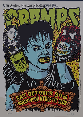 The Cramps Halloween Masquerade Ball Poster