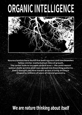 Variation of 'Organic intelligence' poster