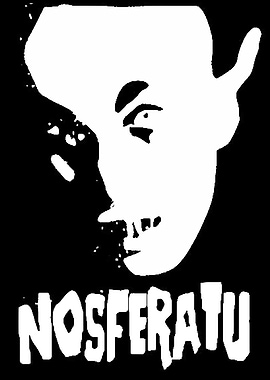 Nosferatu Black and White Portrait