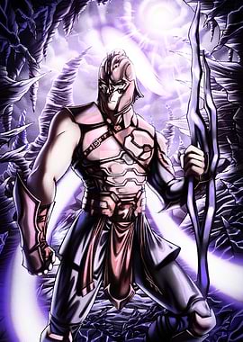 Hades Warrior in Fantasy Cave