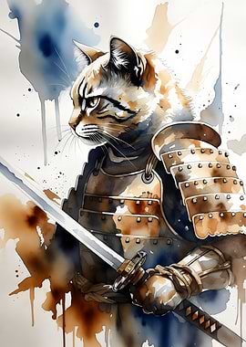 Samurai Cat