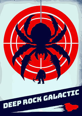 Deep Rock Galactic Poster