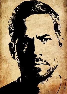 Paul Walker Portrait Art